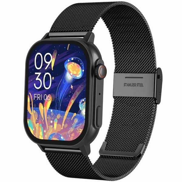 Smartwatch Gravity GT15-1 Czarny Pasek Silikonowy + Czarna Bransoleta zdjęcie 2