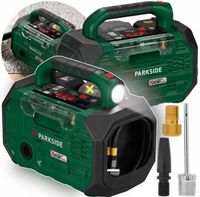 PARKSIDE Akumulatorowa Sprężarka i Pompka PKA 20-Li C3 + AKCESORIA