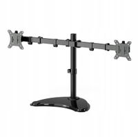 Regulowany Stojak Biurkowy na Dwa Monitory 13"-32", 8 kg, Czarny