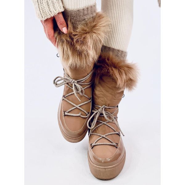 Śniegowce z futrem Khaki r.36 zdjęcie 3