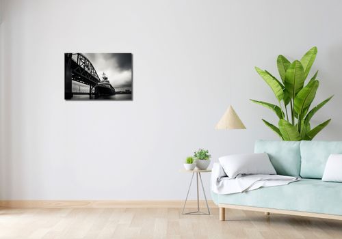 Obraz 60x40cm Statek przy Moście na Arena.pl