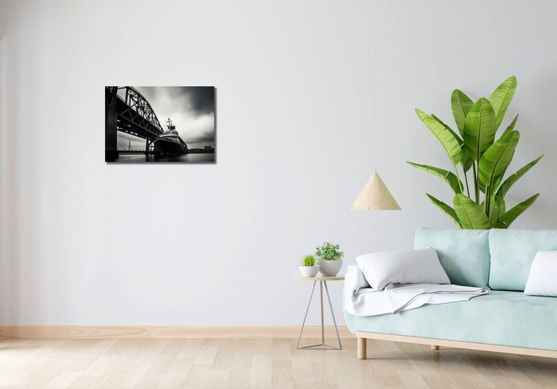 Obraz 60x40cm Statek przy Moście zdjęcie 2