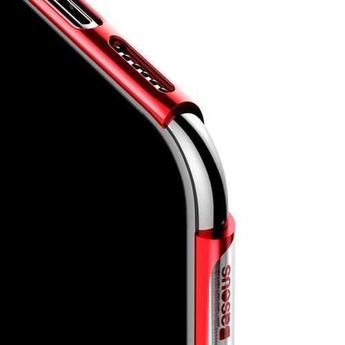 Przezroczyste etui Baseus Shining Case do iPhone 11 6,1 (czerwone) na Arena.pl