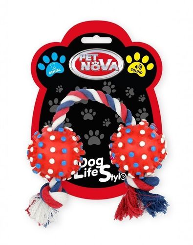 PET NOVA Sznur bawełniany szarpak zabawka dla psa 44 cm na Arena.pl