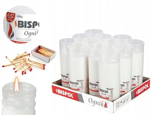 bispol - wkład zalewany ognik wp7 - 12 szt. na Arena.pl