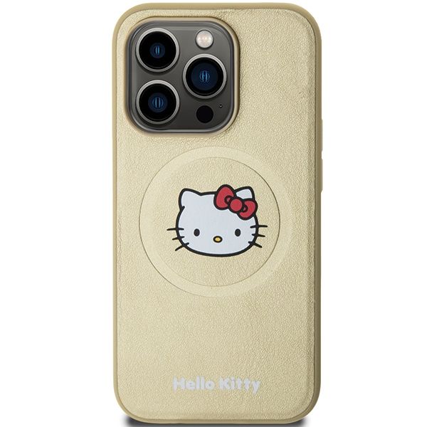 Etui Hello Kitty do iPhone 14 Pro, Złoty, MagSafe zdjęcie 3