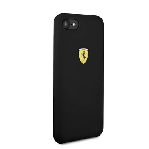 Ferrari Silicone Hard Case - Etui iPhone 8 / 7 (czarny) na Arena.pl
