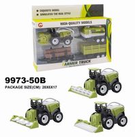 Zestaw Traktor Rolniczy  Dla Dzieci Zabawka Na Prezent 9973-50B