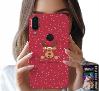 ETUI DO XIAOMI NOTE 7 - ŚWIĄTECZNY RENIFER MIKOŁAJ ŚWIĘTA +SZKŁO