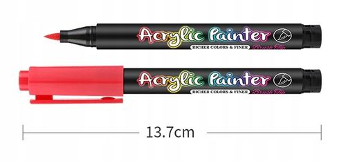 Pisaki Flamastry Mazaki AKRYLOWE 12szt (C025) na Arena.pl