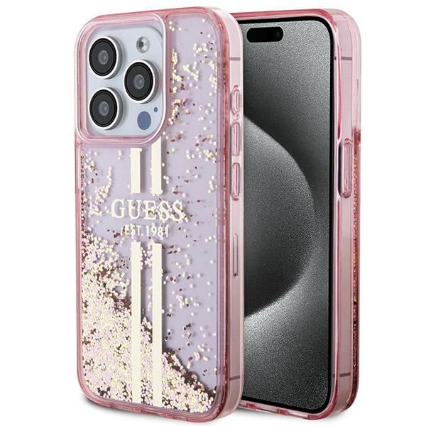 Etui Guess do iPhone 15 Pro, Różowy zdjęcie 1