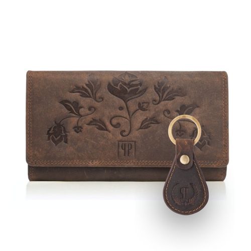 zestaw prezentowy zup-96-br portfel damski skórzany t-05-br brelok t-85-hbr na Arena.pl