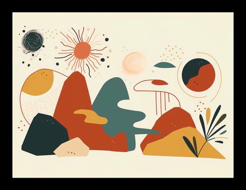 Plakat 20x15cm Kosmos Barw na Arena.pl