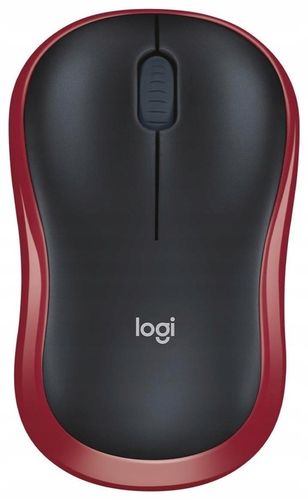 Myszka Bezprzewodowa Logitech M185 Czerwona USB 2.4GHz Optyczna IDEALNA na Arena.pl