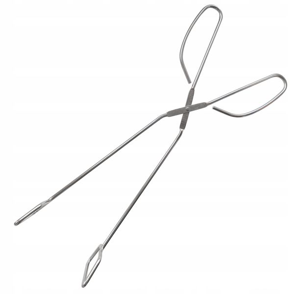 SZCZYPCE CHROMOWANE DO GRILLA 29CM FACKELMANN zdjęcie 2