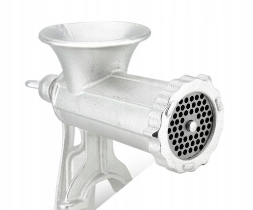 RĘCZNA MASZYNKA do MIELENIA Mięsa Żeliwna nr. 10 Nadziewarka 3 Sita Lejki na Arena.pl