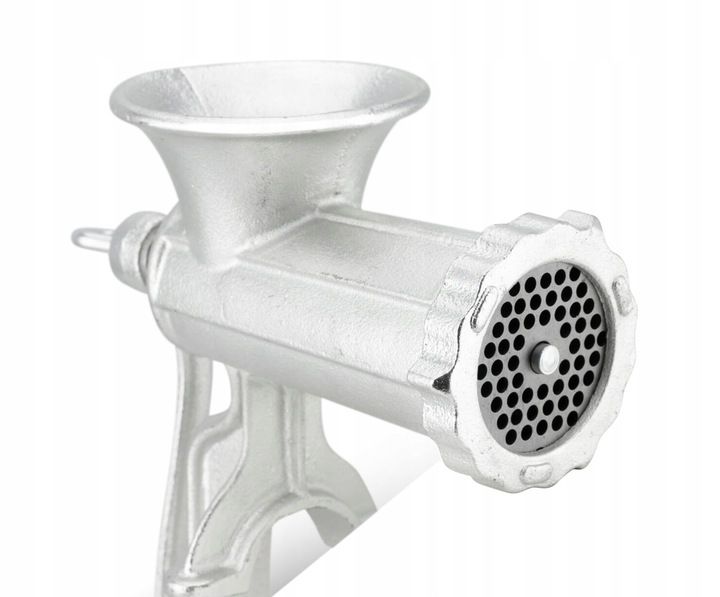 RĘCZNA MASZYNKA do MIELENIA Mięsa Żeliwna nr. 10 Nadziewarka 3 Sita Lejki zdjęcie 12