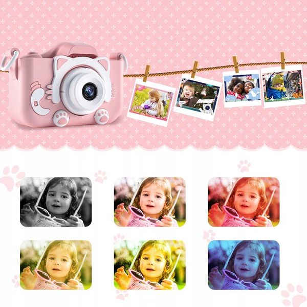 APARAT CYFROWY FOTOGRAFICZNY KAMERA DLA DZIECI GRY zdjęcie 12
