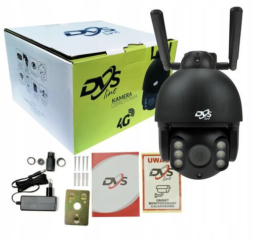 ZEWNĘTRZNA KAMERA NA KARTĘ SIM GSM LTE OBROTOWA 5MPX DUALNE DOŚWIETLENIE na Arena.pl