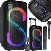 DUŻY GŁOŚNIK BEZPRZEWODOWY BLUETOOTH PARTYBOX USB KOLUMNA XXL KARAOKE