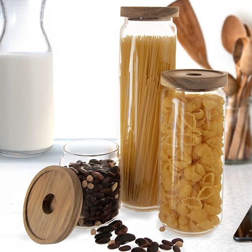 Pojemnik Szklany Kuchenny Szczelny do Żywności Produktów Sypkich 0,73L na Arena.pl