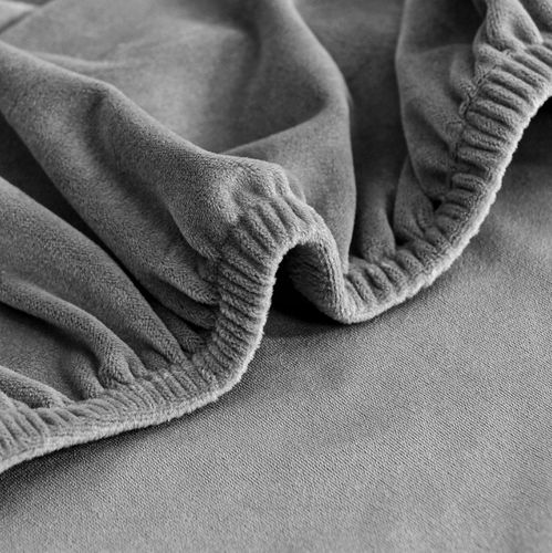 Pokrowiec Na Siedzisko 50X50Cm Szary Welur Elastyczny [26M] na Arena.pl