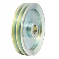 Koło koła pasowe szajba przekładnia 2x17 mm 2HB | fi 200 mm | otwór 28 mm