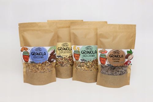 Granola kokosowa 600g OATBE Z POLSKIM MIODEM |NATURALNA|100% HANDMADE| na Arena.pl