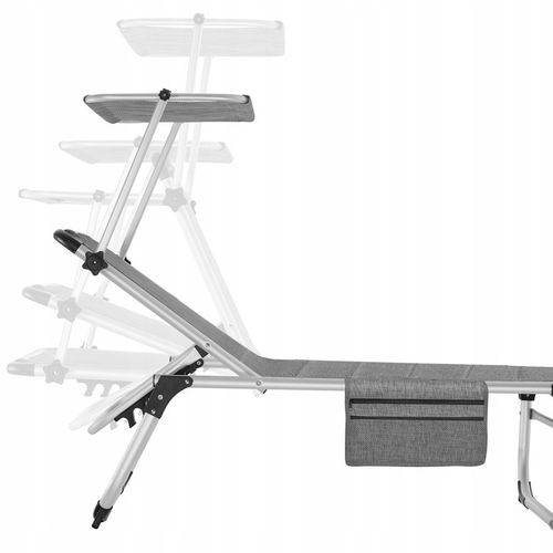 Leżak Lorella tapicerowany, składany na Arena.pl