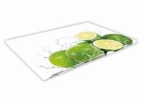 SZKLANA DESKA KUCHENNA 40x30 62b Limonki