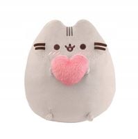 PUSHEEN z SERDUSZKIEM w łapkach maskotka 23cm, CUDEŃKO