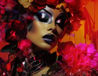 Plakat 65x50cm Kwiecista Diva