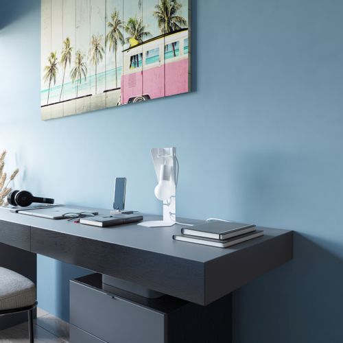 Lampa biurkowa ARBY biała na Arena.pl