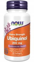 NOW Foods Ubiquinol Ubichinol 200mg Koenzym Q10 CoQ10 Kaneka 60 softgels