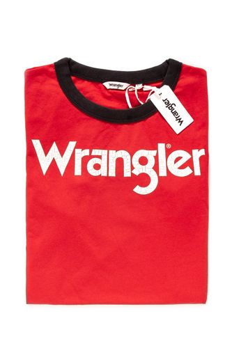WRANGLER RINGER TEE FORMULA RED W7385G2WO S na Arena.pl