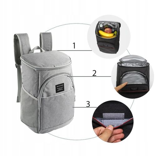 PLECAK TERMICZNY TERMOIZOLACYJNY TURYSTYCZNY TORBA PODRÓŻNA LODÓWKA PLAŻOWA na Arena.pl