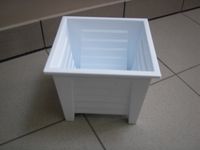 doniczka kwadrat 18cm biała