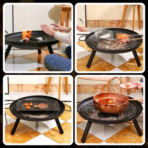 PALENISKO OGRODOWE 60CM STALOWE OGRODOWE DO OGNISKA GRILLA KOCIOŁKA na Arena.pl