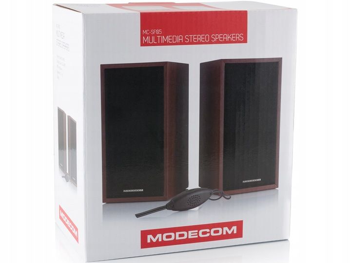 GŁOŚNIKI KOMPUTEROWE PC W SYSTEMIE 2.0 DWA GŁOŚNIKI MODECOM MC-SF05 zdjęcie 7