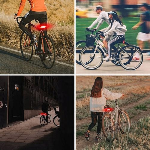 KIERUNKOWSKAZY LAMPKA NA ROWER LAMPA OŚWIETLENIE SYGNALIZACJA TYŁ LED PILOT na Arena.pl