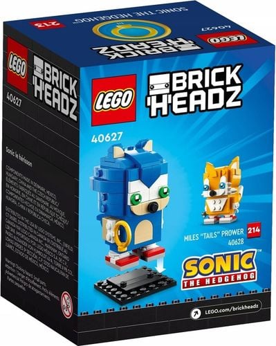 LEGO BrickHeadz 40627 Sonic the Hedgehog + Torba LEGO - Klocki na prezent na Arena.pl