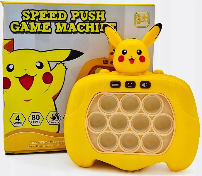 KONSOLA POP IT POKEMON PIKACHU GRA ELEKTRONICZNA ZRĘCZNOŚCIOWA SENSOR zdjęcie 7