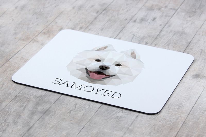 Samojed podkładka geometryczny Art-Dog zdjęcie 4