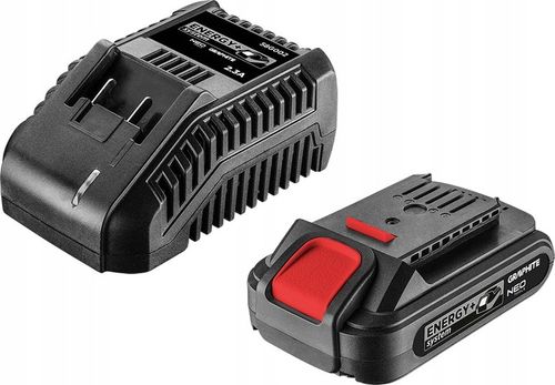 Zestaw Energy + Akumulator Bateria 2Ah + Ładowarka GRAPHITE NEO TOOLS na Arena.pl