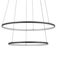 Zwisowa lampa salonowa Circolo 10864 Nowodvorski LED 35W 4000K czarna