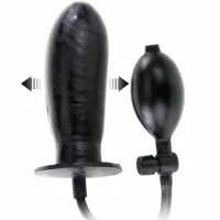 baile joy 16 cm - lateksowy model dmuchany z funkcją powiększania
