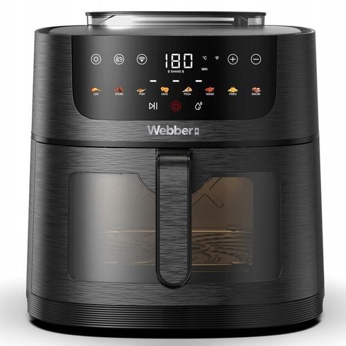 Frytkownica beztłuszczowa 8L Air Fryer Webber 1800W +WIFI +8 programów na Arena.pl