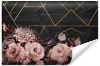 Fototapeta Ścienna KWIATY Róże Styl Glamour Abstrakcja 360cm x 240cm