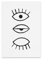 Plakat ilustracja oko oczy 30x40 cm