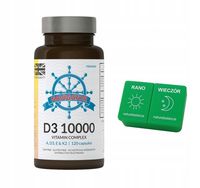 WITAMINA D3 K2 MK-7 ADEK 10000 COMPLEX NAVIGATOR Cztery Pory Roku 120 Kaps